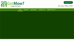 Desktop Screenshot of gotmow.com
